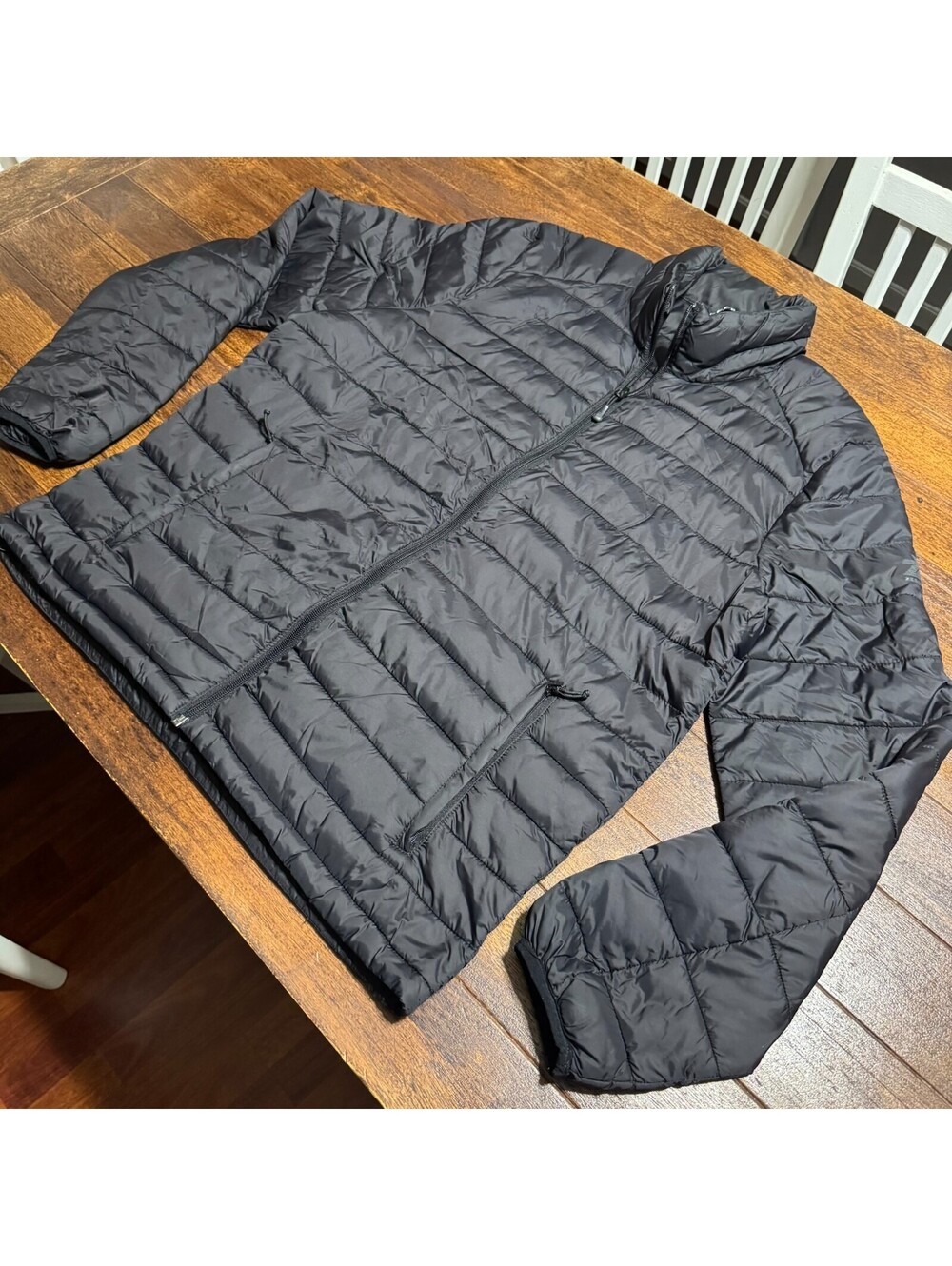 Zeroxposure Men's Puffer Jacket Black full zip Size Large Hiking Lightweight - Picture 8 of 8